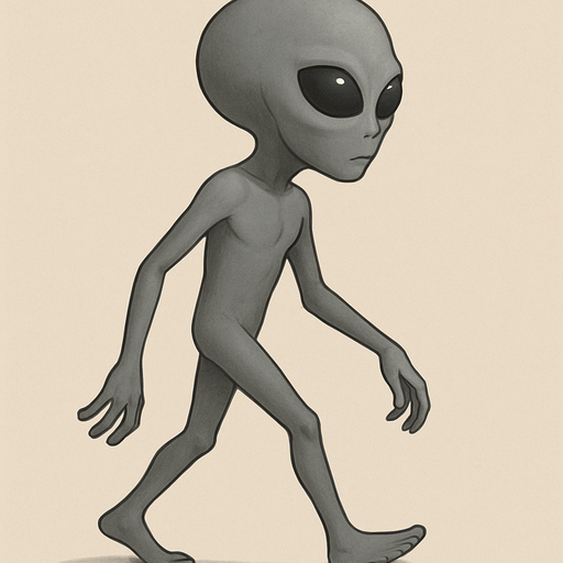 Fix this grey alien picture