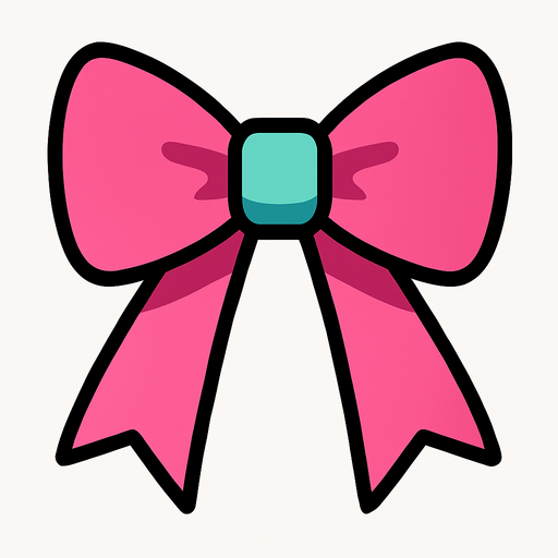 Bow.
In-Game asset.  2d.  High contrast.  No shadows that you can wear for girls