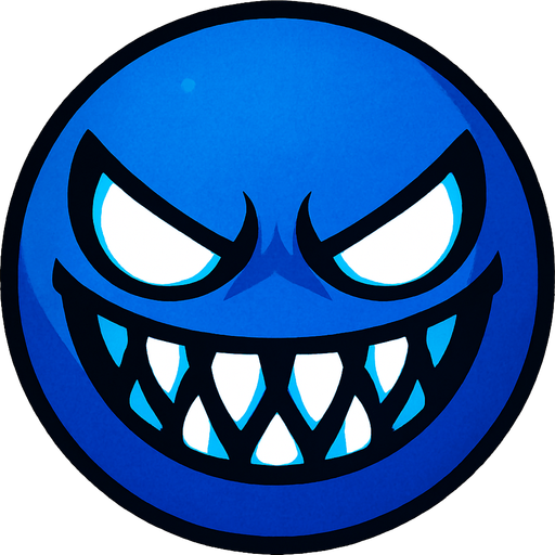 Make it a blue ball with a evil face.
In-Game asset.  High contrast.  No shadows