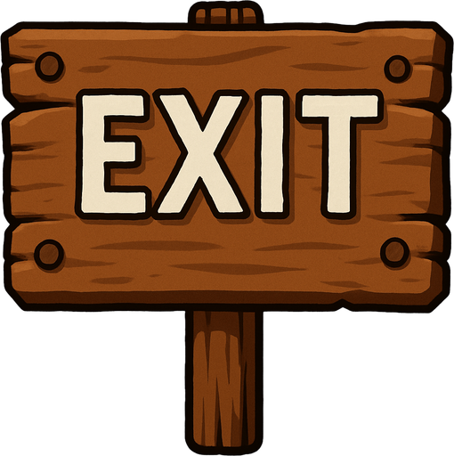 Üzerine EXIT yazalım.