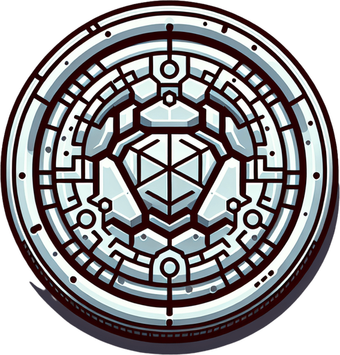 Coin.
Single Game Texture. In-Game asset. 2d. Blank background. High contrast. No shadows.