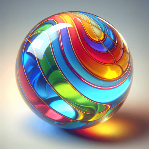 COLORED GLASS MARBLE.
Single Game Texture. In-Game asset. 2d. Blank background. High contrast. No shadows.