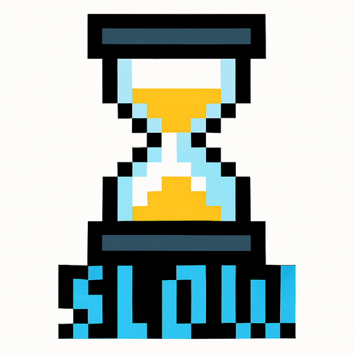 Slow timer pixel.
In-Game asset.  2d.  High contrast.  No shadows
