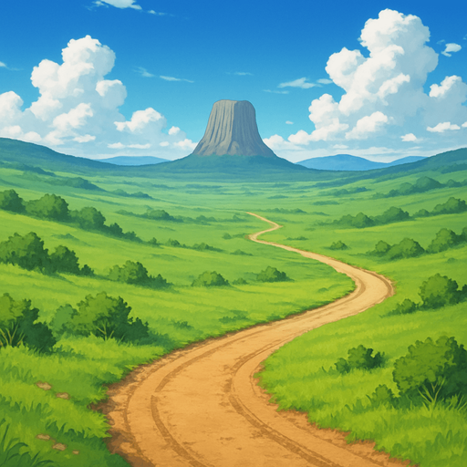 image nature landscape mato tipila look very small  more more 1000 km far distance hill usa. trail race track
In-Game asset.  2d anime