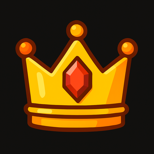 crown.
In-Game asset.  2d.  High contrast.  No shadows