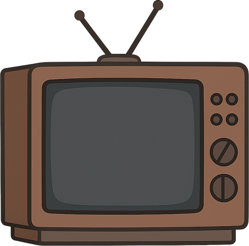 tv. No background. Transparent background. Blank background. No shadows. 2d. In-Game asset. flat
