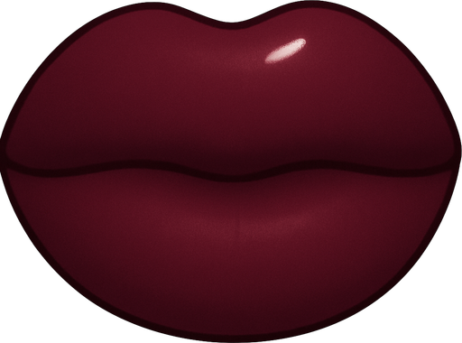 This mouth closed with lips