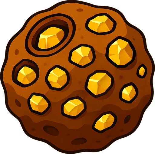 метеорит с золотой рудой