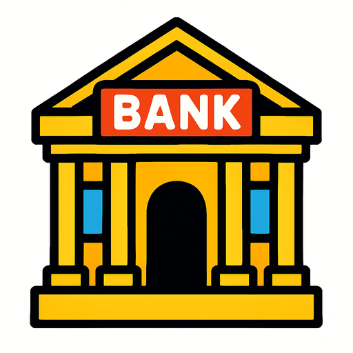 2d banka.
In-Game asset.  2d.  High contrast.  No shadows