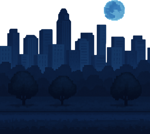 same picture but night