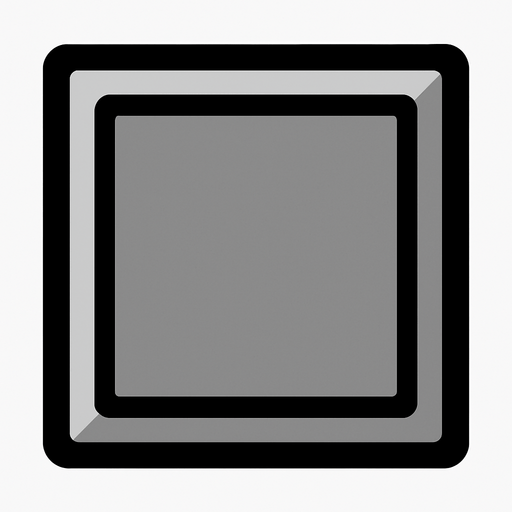 gray block.
In-Game asset.  2d.  High contrast.  No shadows