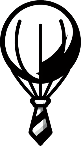 Шарик воздушный на с галстуком.
Single Game Texture. In-Game asset. 2d. Blank background. High contrast. No shadows.
