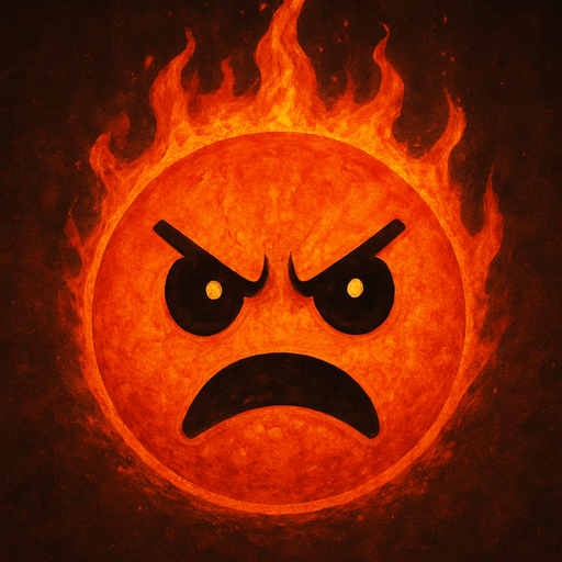 angry fire ball