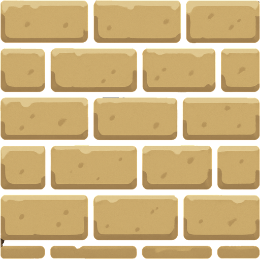 brick wall design stone color.
In-Game asset.  2d.  High contrast.  No shadows