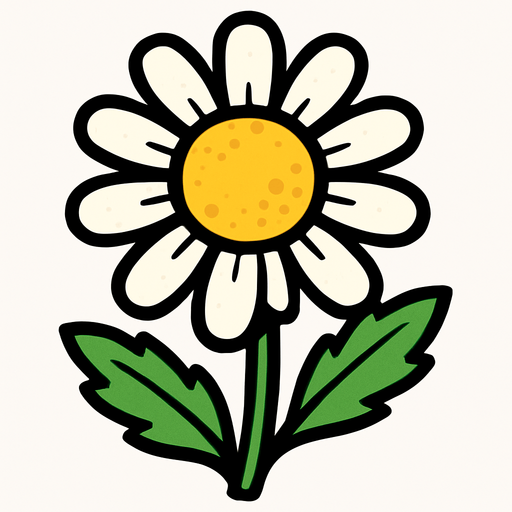 Daisy.
In-Game asset.  2d.  High contrast.  No shadows