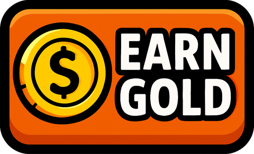 button when clicked earn gold.
In-Game asset.  2d.  High contrast.  No shadows