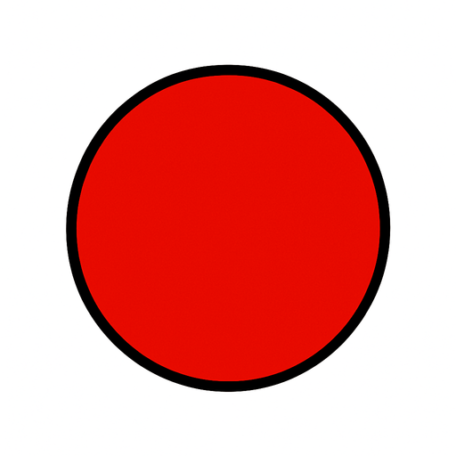 red dot.
In-Game asset.  2d.  High contrast.  No shadows