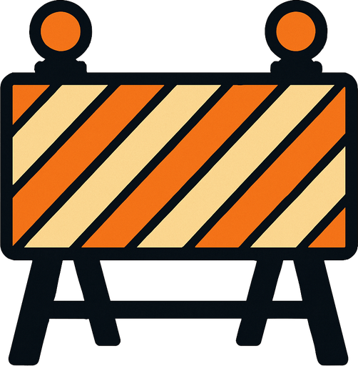 bariyer.
In-Game asset.  2d.  High contrast.  No shadows