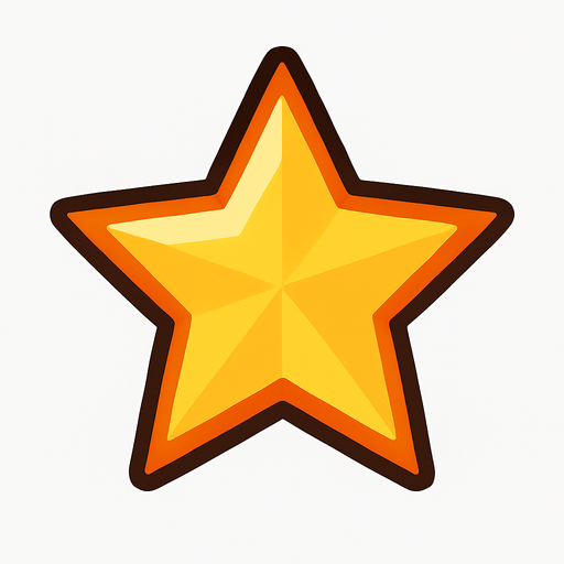 Yıldız.
In-Game asset.  2d.  High contrast.  No shadows