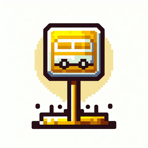 yellow bus stop symbol svg Single Game Texture. In-Game asset. 2d. No shadows. flat. detailed
