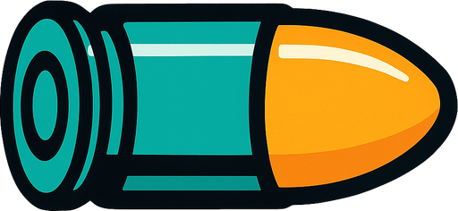 mermi.
In-Game asset.  2d.  High contrast.  No shadows