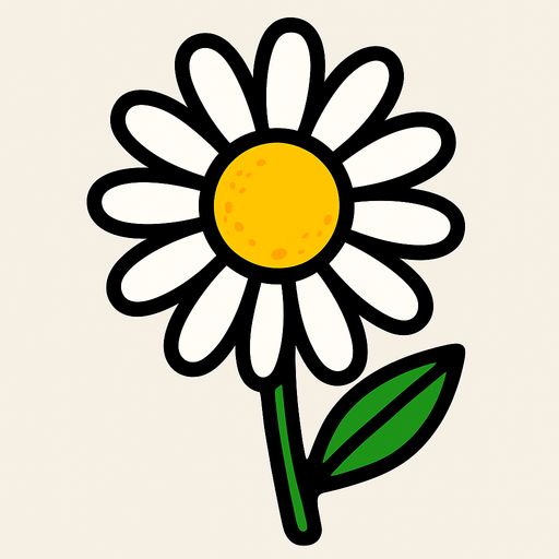 papatya.
In-Game asset.  2d.  High contrast.  No shadows