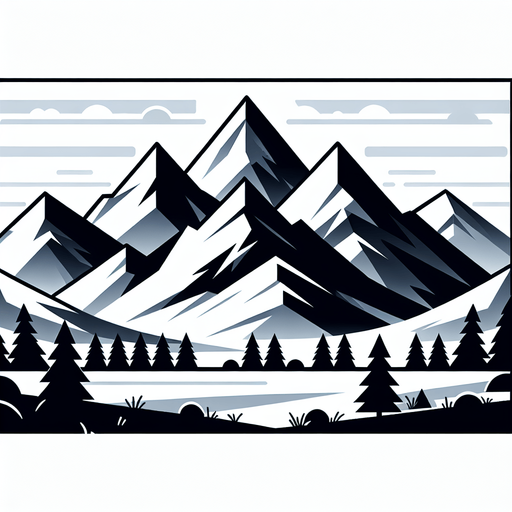 MOUNTAIN.
Single Game Texture. In-Game asset. 2d. Blank background. High contrast. No shadows.