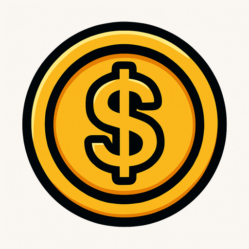 coin.
In-Game asset.  2d.  High contrast.  No shadows