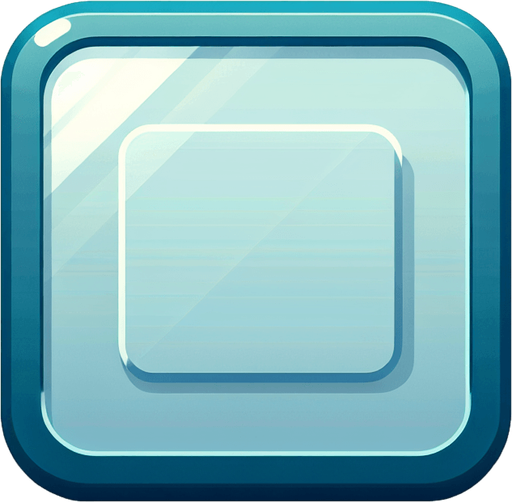 Design a minimalist rectangular UI panel for a quiz game..
Single Game Texture. In-Game asset. 2d. Blank background. High contrast. No shadows.