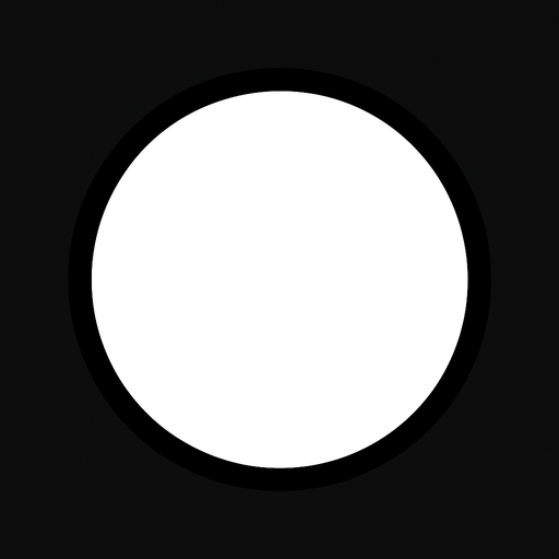 small white ball.
In-Game asset.  2d.  High contrast.  No shadows