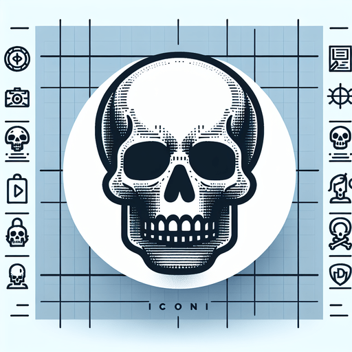 an icon of a skull