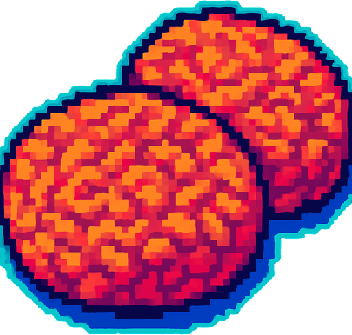 Two uncooked fish cakes.