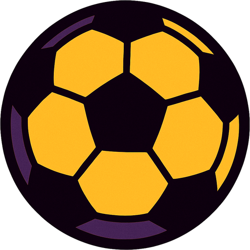 football ball.
In-Game asset.  2d.  High contrast.  No shadows