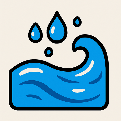 Water.
In-Game asset.  2d.  High contrast.  No shadows