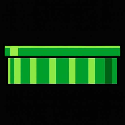 a long mario pipeTop. pixel PIPE TOP
In-Game asset.  2d.  High contrast.  No shadows