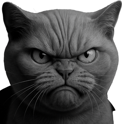 exagerate expression and desaturate a bit (more gray)