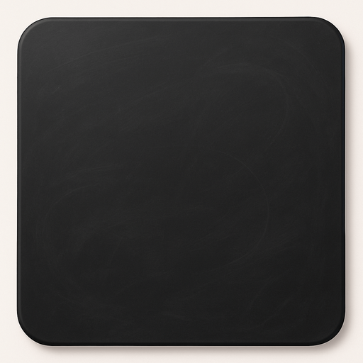 An black office whiteboard, square, nothing on it but with it has some marks from previous drawings. Should work as a background for a modal dialog. Cute soft graphics. soft ambient light. semi-matte to satin surfaces. naturalistic with slight saturation boost colors. Tone is premium, friendly, clean with lifestyle or service-oriented appeal.
In-Game asset.  2d.  High contrast.  High resolution. No shadows