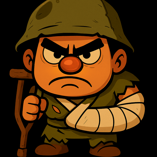 sarılı kolu boynuna as diger kolunun altına degnek koy