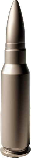 bullet 2d.  Blank background.  High contrast.  No shadows