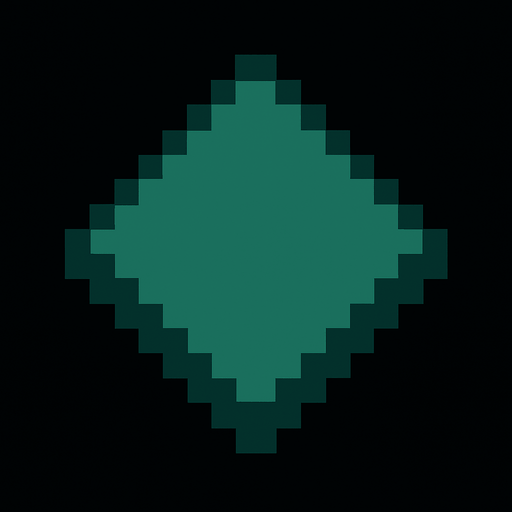 Pixel shape.
In-Game asset.  2d.  High contrast.  No shadows