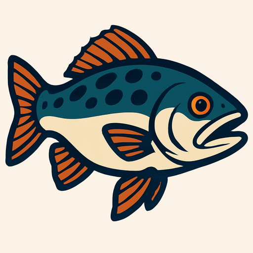 give me a big fish picture.
In-Game asset.  2d.  High contrast.  No shadows