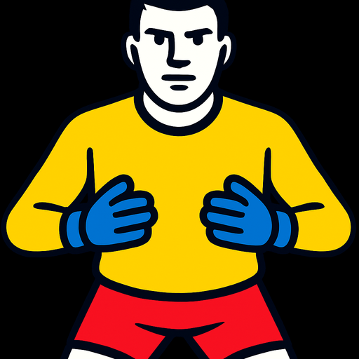 goalkeeper but without a ball