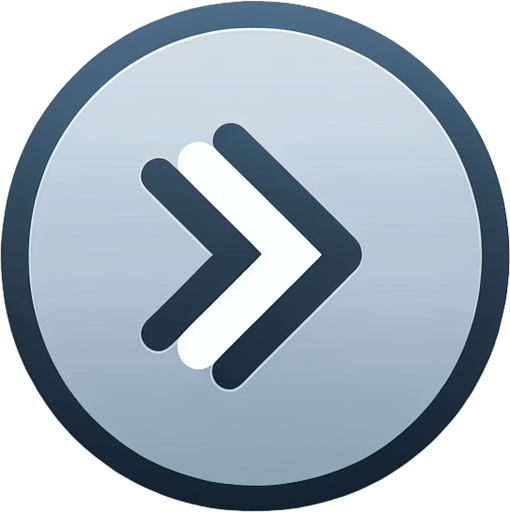 Simple light grey single Left Chevron on a dark grey-blue round button.
Professional UI. High definition