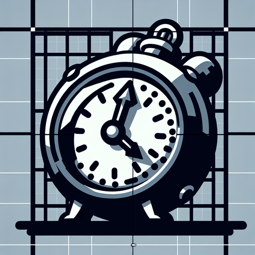 create a clock.
Single Game Texture.  In-Game asset.  2d.  Blank background.  High contrast.  No shadows