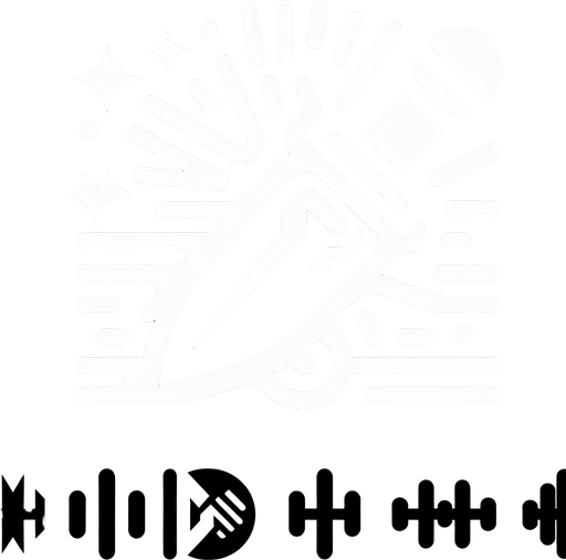 A dagger or fist icon striking, but with sound waves around it being cancelled or muffled (e.g., crossed out or dissolving)..
Single Game Texture.  In-Game asset.  2d.  Blank background.  High contrast.  No shadows