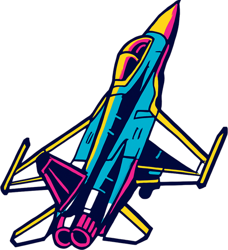 picture of a fighter jet with the nose of the plane pointing upwards.
In-Game asset.  2d.  High contrast.  No shadows