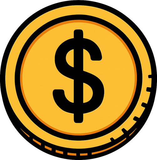 Madeni para.
In-Game asset.  2d.  High contrast.  No shadows