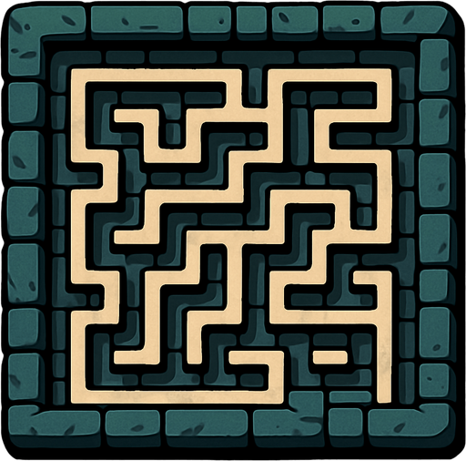 Labirent duvarı.
In-Game asset.  2d.  High contrast.  No shadows