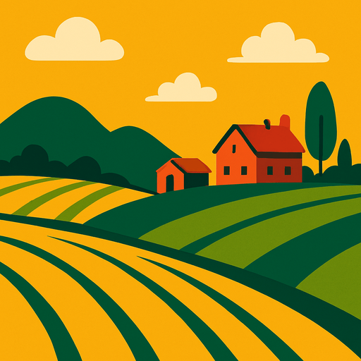 Fond d'écran campagne.
In-Game asset.  2d.  High contrast.  No shadows