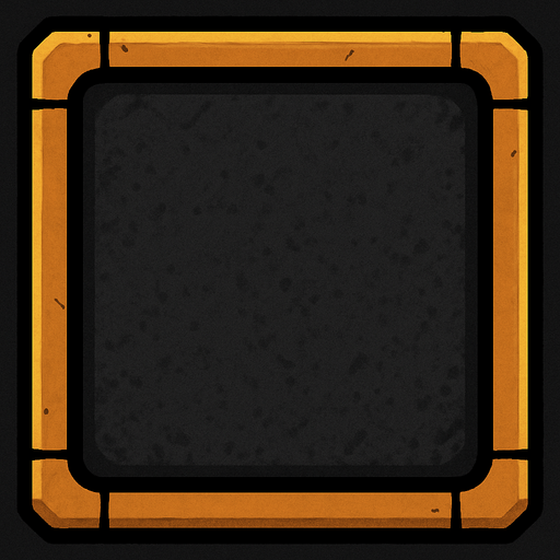 inventory background cell border square.
In-Game asset.  2d.  High contrast.  No shadows
